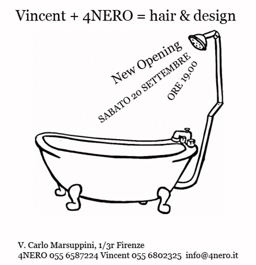 Vincent + 4NERO = hair & design